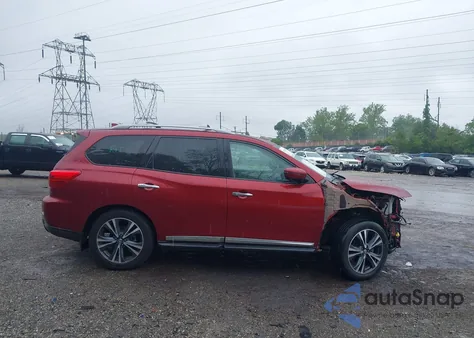 2019 Nissan Pathfinder Platinum from USA, damaged, VIN 5N1DR2MM9KC633612